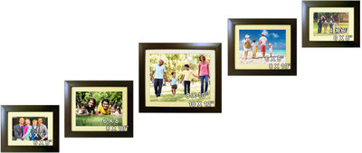 

Allure Acrylic Photo Frame(Brown, 5 Photos)