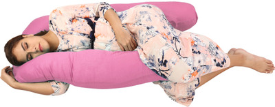 

kidiCat U-Shape Solid Pregnancy Pillow Pack of 1(Pink)