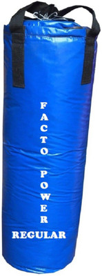

FACTO POWER Regular 5.0 Feet Long, Synthetic Leather Material, Blue Color, Unfilled with Hanging Straps Hanging Bag(5.0, 60 kg)