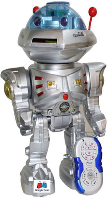 

GRAPPLE DEALS Super Space Robot Discs Launcher From The Mouth With Sound And Lights For Kids.(Multicolor)