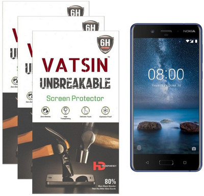 Vatsin Impossible Screen Guard for Nokia 8, Transparent