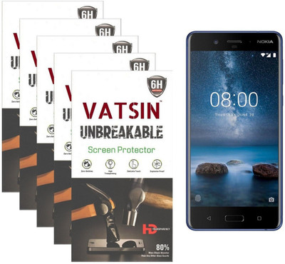 

Vatsin Screen Guard for Nokia 8, Transparent