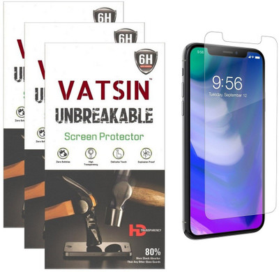 

Vatsin Screen Guard for Apple iPhone X, Transparent