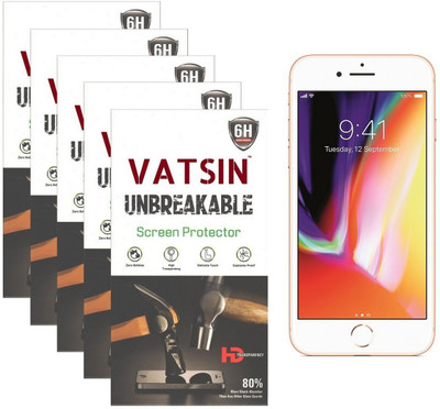 

Vatsin Impossible Screen Guard for Apple iPhone 8, Transparent