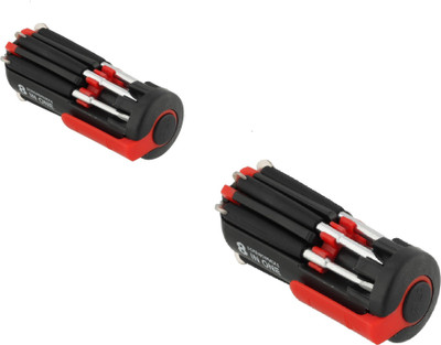 

Jackly 8 in 1 Screwdriver set, Socket Set, Screw Set, Hand toolkit, Toolkit, Screwdriver, Combination Screwdriver Set Combination Screwdriver Set(Pack of 2), Multicolor