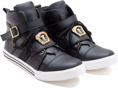 

MOU Tango Buckle High Tops For Men(Black, White