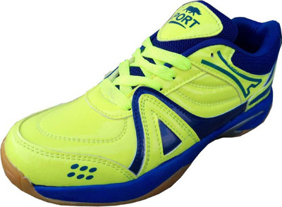 

Parbat PORT AUCTGREEN Badminton Shoes For Men(Green, Blue, Black
