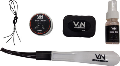 

Vince & Nancy Ultimate Kit Shoe Care Kit(150 ml, Black)