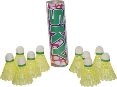 

SST SST Chingari G-10 Plastic Shuttle Plastic Shuttle - Green(Medium, 77, Pack of 10)