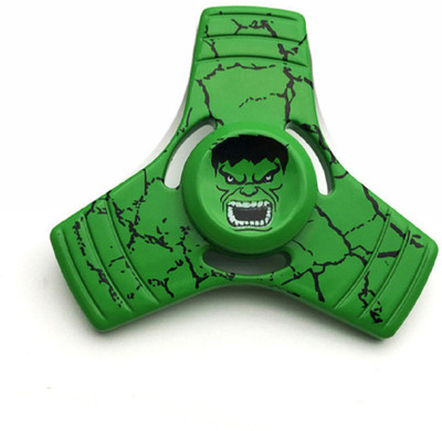 

Emob Super Power Hero Allices Green Man Metal Fidget Hand Spinner Toy-Green(Green)