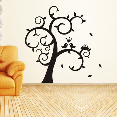 

SN Graphics  PVC Vinyl Sticker(Pack of 1, Black