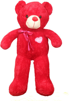 Tickles Standing Soft Teddy Gift 3.1 feet - 95 cm(Red)
