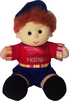 

kidoz kingdom FRIEND RED SOFT DOLL - 26 cm(Red)