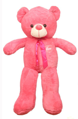 

Tickles Standing Teddy 3.1 feet - 95 cm(Pink)