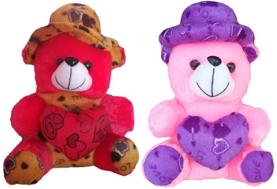 

COST TO COST Kids Tedyy combo red pink - 12 cm(Pink)