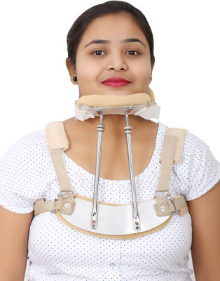 

Saket Ortho Rehab International Private Limited Four Post Collar (Large) Neck Support(Beige