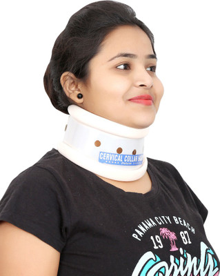 

Saket Ortho Rehab International Private Limited Cervical Collar Hard - Adjustable (Large) Neck Support(White