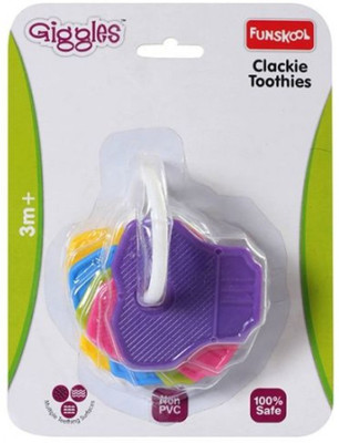 

Chicco Clackie Toothies Teether Teether(Multicolor)