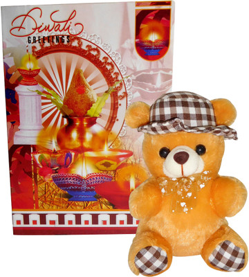

Siddhi Gifts Greeting Card, Soft Toy Gift Set