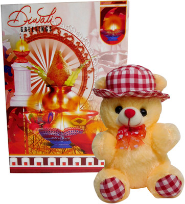 

Siddhi Gifts Greeting Card, Soft Toy Gift Set