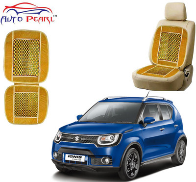 AUTO PEARL Polyester, Cotton Seating Pad For  Maruti Suzuki IS(Front Seats Beige)