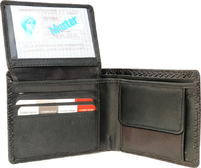 

G.Dan Men Black Genuine Leather Wallet(8 Card Slots)