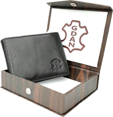

G.Dan Men Black Genuine Leather Wallet(8 Card Slots)