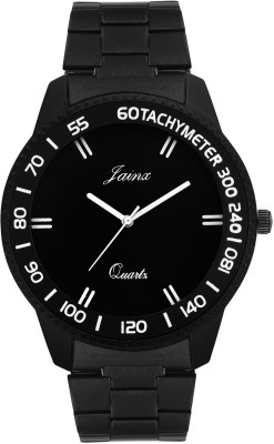 JAINX JM253 Techymeter Pattern Black Dial Chain Analog Watch  - For Men   Watches  (Jainx)