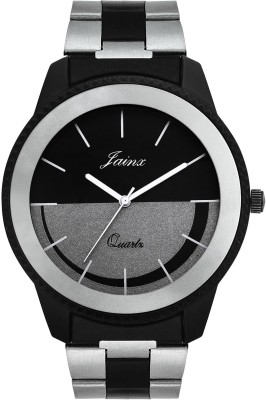 JAINX JM251 Two Tone Multi Color Dial Steel Chain Analog Watch  - For Men   Watches  (Jainx)