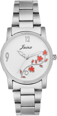

JAINX JW563 Flower White Dial Watch - For Women
