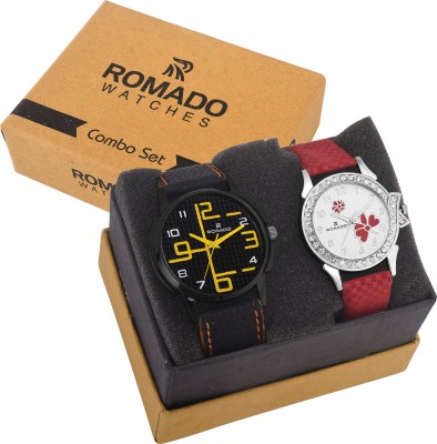 Romado RM-114-YL-RD New Splendid Watch  - For Couple   Watches  (ROMADO)