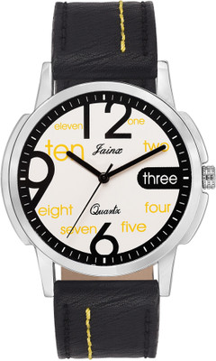 

JAINX JM267 Numeric White Dial Watch - For Men