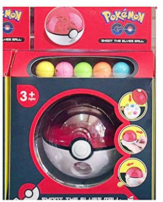 

GRAPPLE DEALS Pokemon Go, Pokemon Beautiful Ball With 5 Balls For Kids.(Multicolor)
