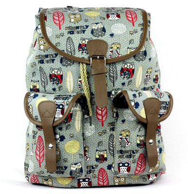 

RAMPOSH Canvas Printed Backpack laptop Bag 26 L Backpack(Multicolor)
