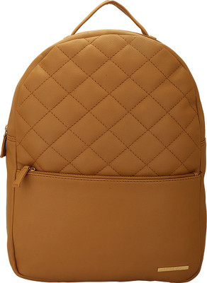 

LAPIS-O- LUPO Wheaten Women’s Quilting Laptop Backpack (Beige) Backpack(Beige, 12 L)