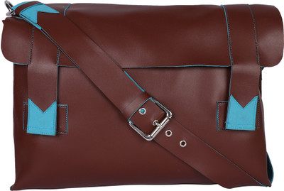 

shopharp Mexico Messenger Bag(Brown, Blue, 12 L)