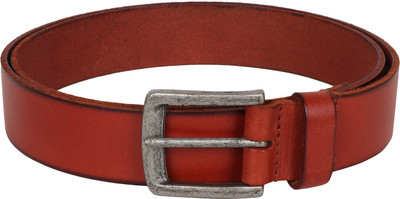 Vickiana Quest Men Red Genuine Leather Belt