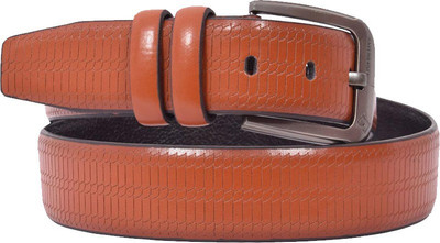 

clothifashion Men Casual Brown Genuine Leather Belt, Dark brown