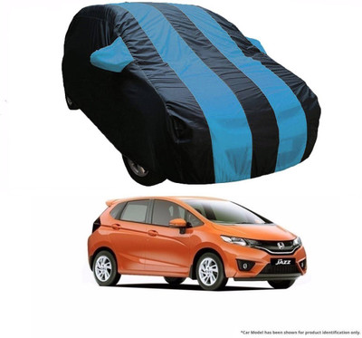 Flipkart SmartBuy Car Cover For Honda Jazz (With Mirror Pockets)(Blue, Blue)