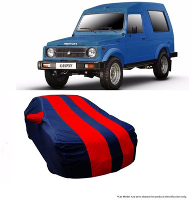 Flipkart SmartBuy Car Cover For Mercedes Benz C200 (With Mirror Pockets)(Red, Blue)