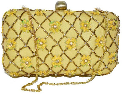 

Falah Party Brown, Orange, Yellow Clutch