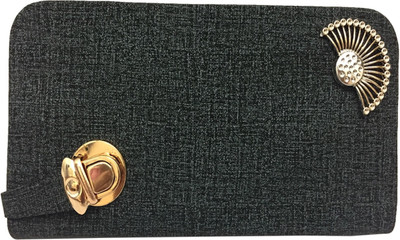 

FashionCops Casual Black Clutch