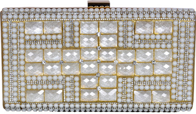 

DUCHESS Party Silver Clutch