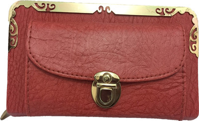 

FashionCops Casual Red Clutch