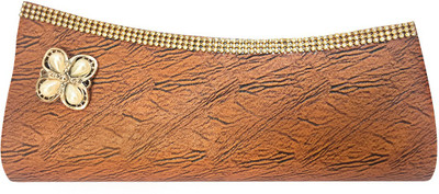 

R&R ASSOCIATES Casual Brown Clutch
