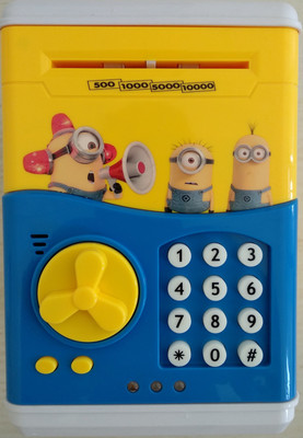

KT BROTHERS BATTERY OPERATED MINION ATM Coin Bank Coin Bank(Yellow)