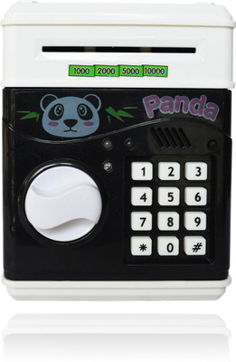 

Toys Factory Piggy Bank Coin Bank(Black, White)