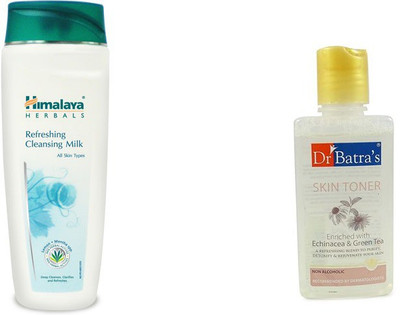 

Himalaya REFRESHING CLEANSING MILK, SKIN TONER(Set of 2)
