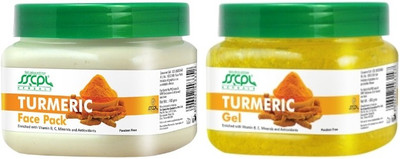 

SSCPL Herbals Turmeric Gel & Face Pack (150gms each)(Set of 2)