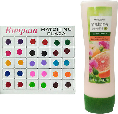 Oriflame Sweden Bindi with nature secrets anti dandruff conditioner with burdock and grapefruit(250ml)(Set of 2)